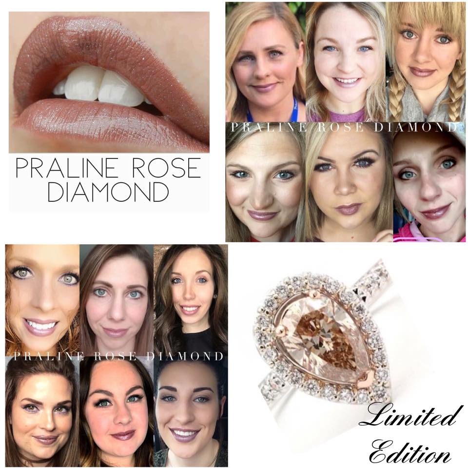 Praline Rose Diamond Collage