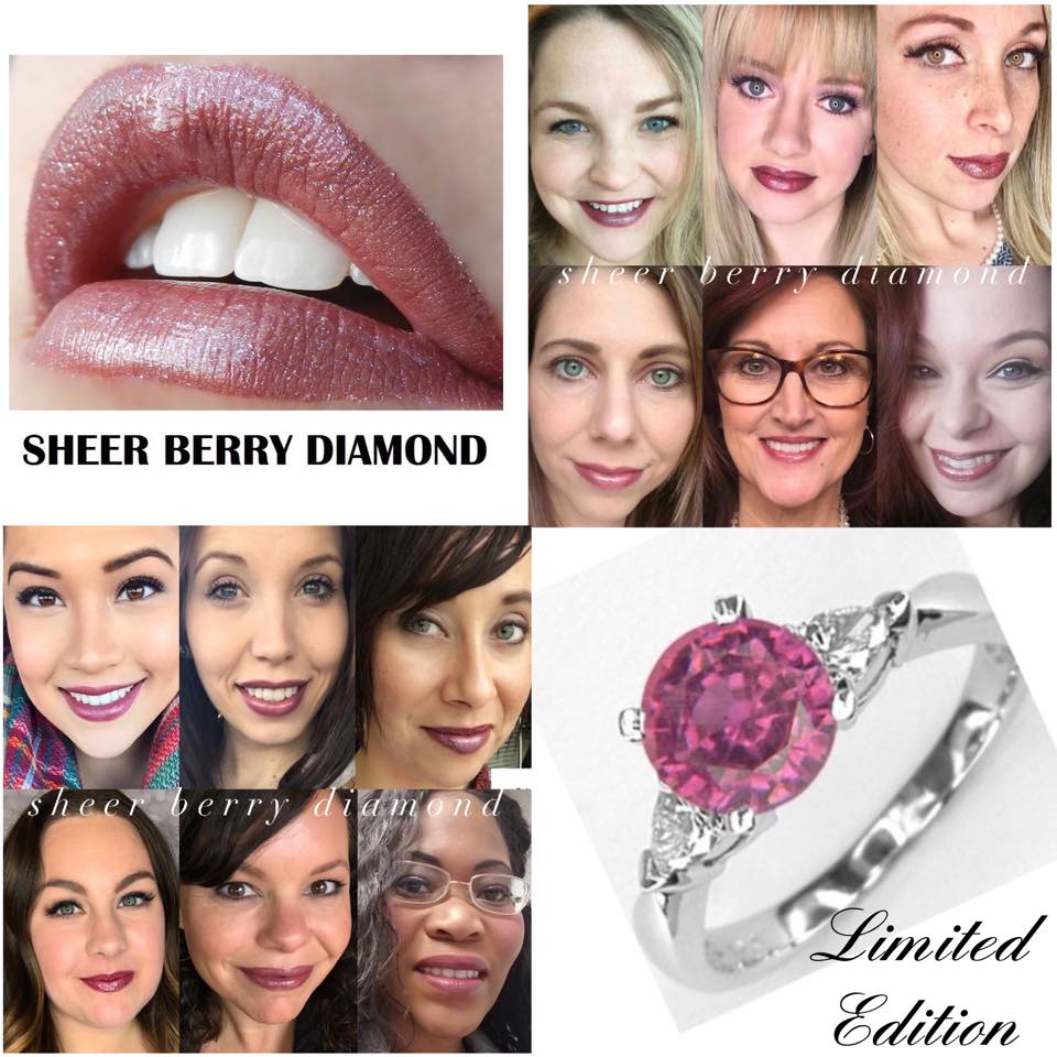Sheer Berry Diamond collage